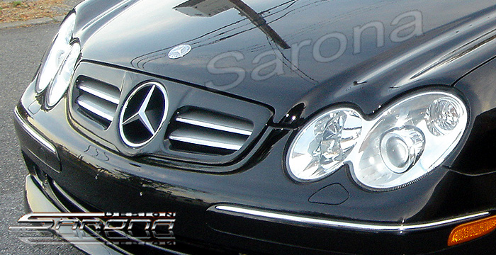 Custom Mercedes CLK Grill  Coupe (2003 - 2006) - $325.00 (Manufacturer Sarona, Part #MB-001-GR)